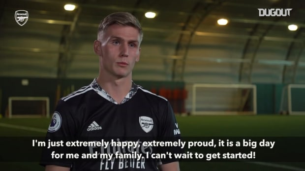 Alex Rúnarsson's first interview as an Arsenal player